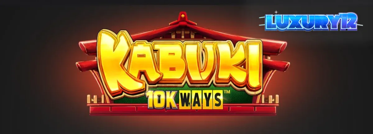 Tampilan visual slot Kabuki 10k Ways dengan tema teater Jepang